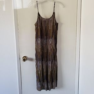 NWT Midi Dress Spaghetti Straps
